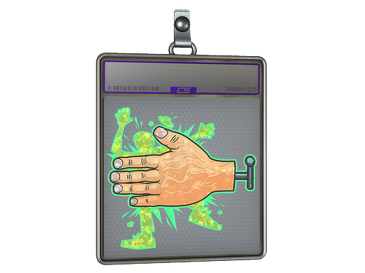 Sticker Slab | High Five! (Glitter) - CS2 Sticker