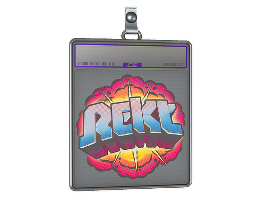 Sticker Slab: Rekt (Holo)