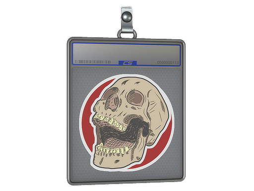 Sticker Slab: Rising Skull