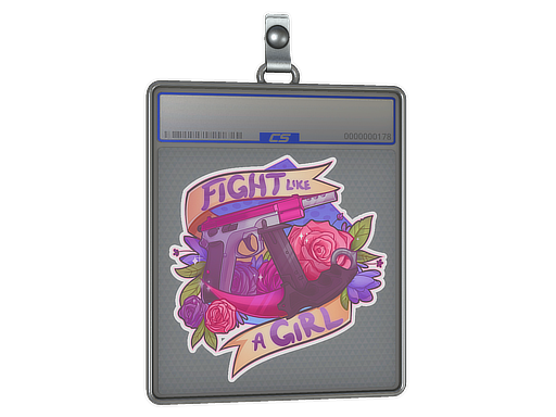 Sticker Slab: Fight like a Girl