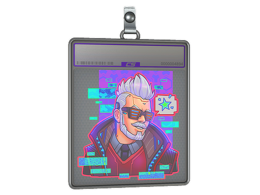 Sticker Slab: Cyber Romanov (Holo)
