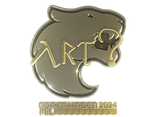 Sticker | arT (Gold) | Copenhagen 2024