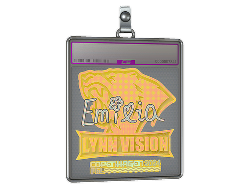 Sticker Slab | EmiliaQAQ (Holo) | Copenhagen 2024