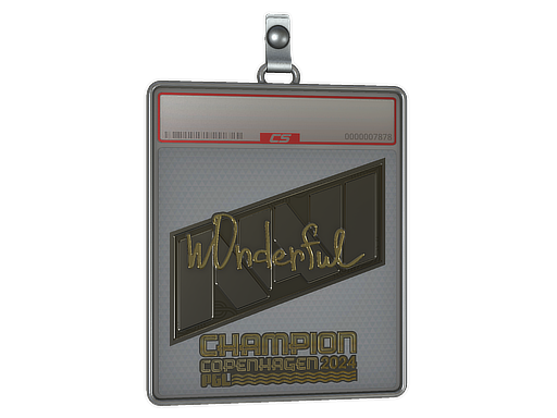 Sticker Slab | w0nderful (Gold, Champion) | Copenhagen 2024