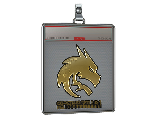 Sticker Slab: Team Spirit (Gold) | Copenhagen 2024