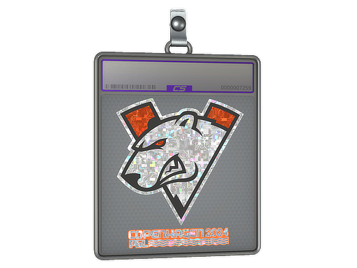 Sticker Slab: Virtus.pro (Glitter) | Copenhagen 2024