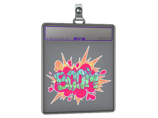 Sticker Slab: Go Boom (Glitter)