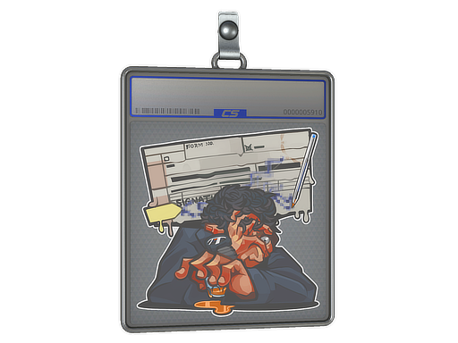 Sticker Slab: Cursed Penmanship