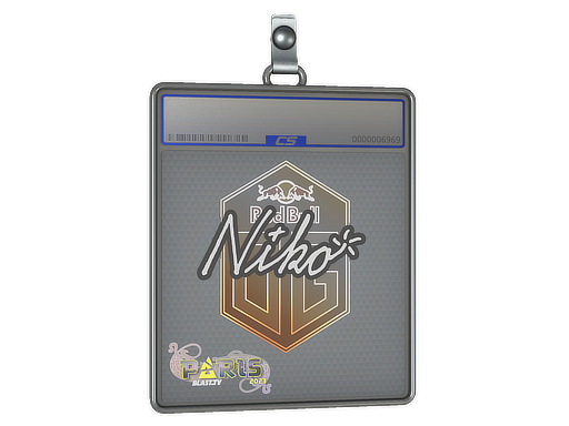 Sticker Slab: niko  | Paris 2023