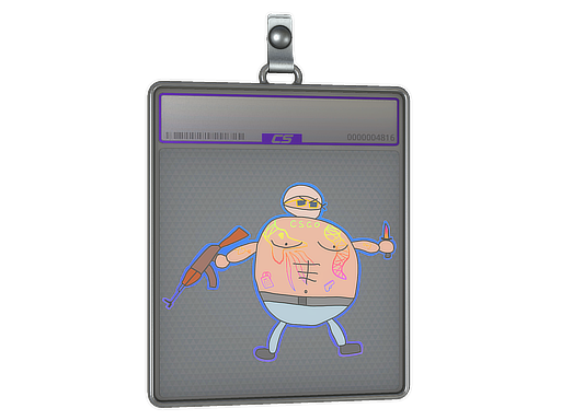 Sticker Slab: Poorly Drawn Terrorist (Holo)