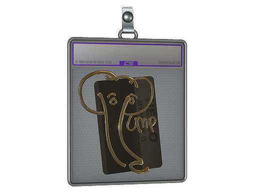 Sticker Slab: Hello UMP-45 (Gold)