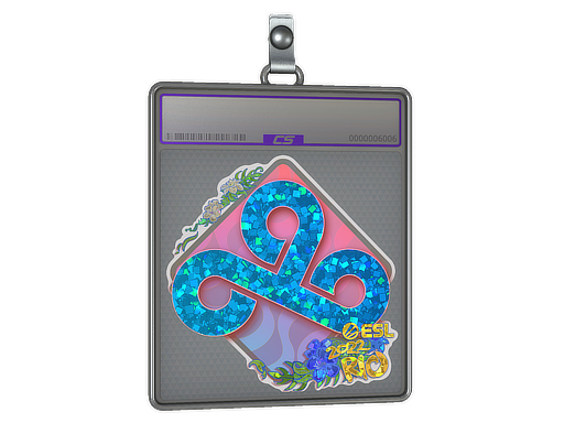 Sticker Slab: Cloud9 (Glitter) | Rio 2022