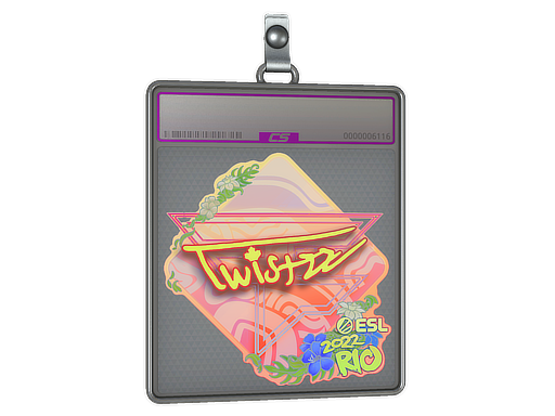Sticker Slab | Twistzz (Holo) | Rio 2022