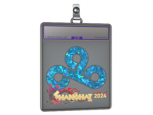 Sticker Slab: Cloud9 (Glitter) | Shanghai 2024