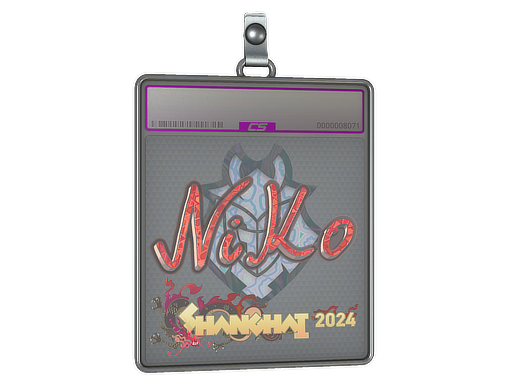 Sticker Slab: NiKo (Holo) | Shanghai 2024