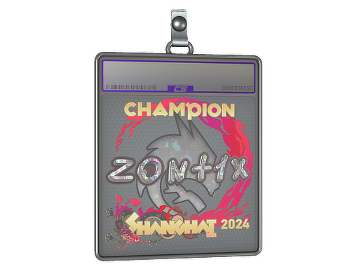 Sticker Slab: zont1x (Glitter, Champion) | Shanghai 2024