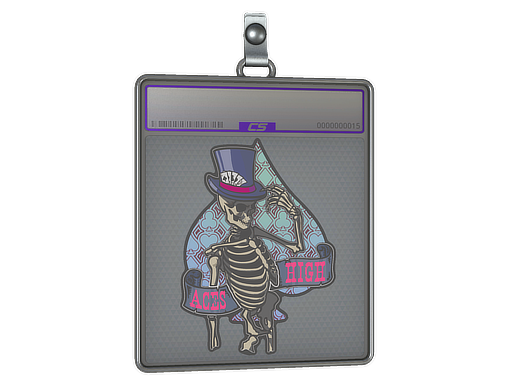 Sticker Slab: Aces High (Holo)