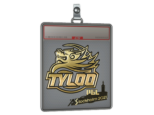 Sticker Slab | Tyloo (Gold) | Stockholm 2021