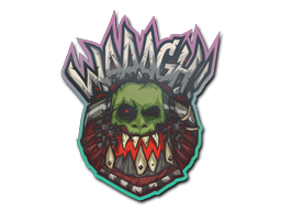 Sticker | Ork Waaagh!