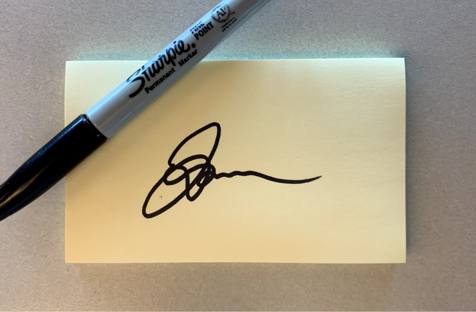 Sharpie Signature Example ImagePrep