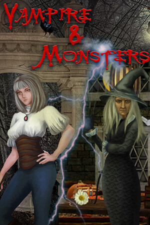 Vampire & Monsters: Mystery Hidden Object Games - Puzzle