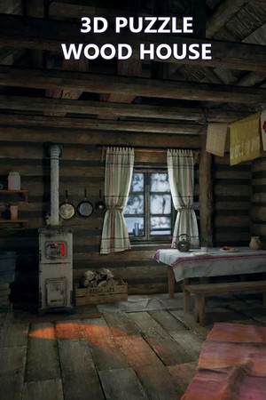 3D PUZZLE - Wood House