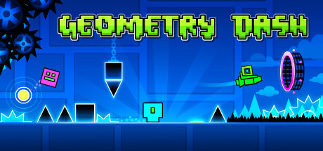 Geometry Dashのヘッダー画像（出典: Steam）