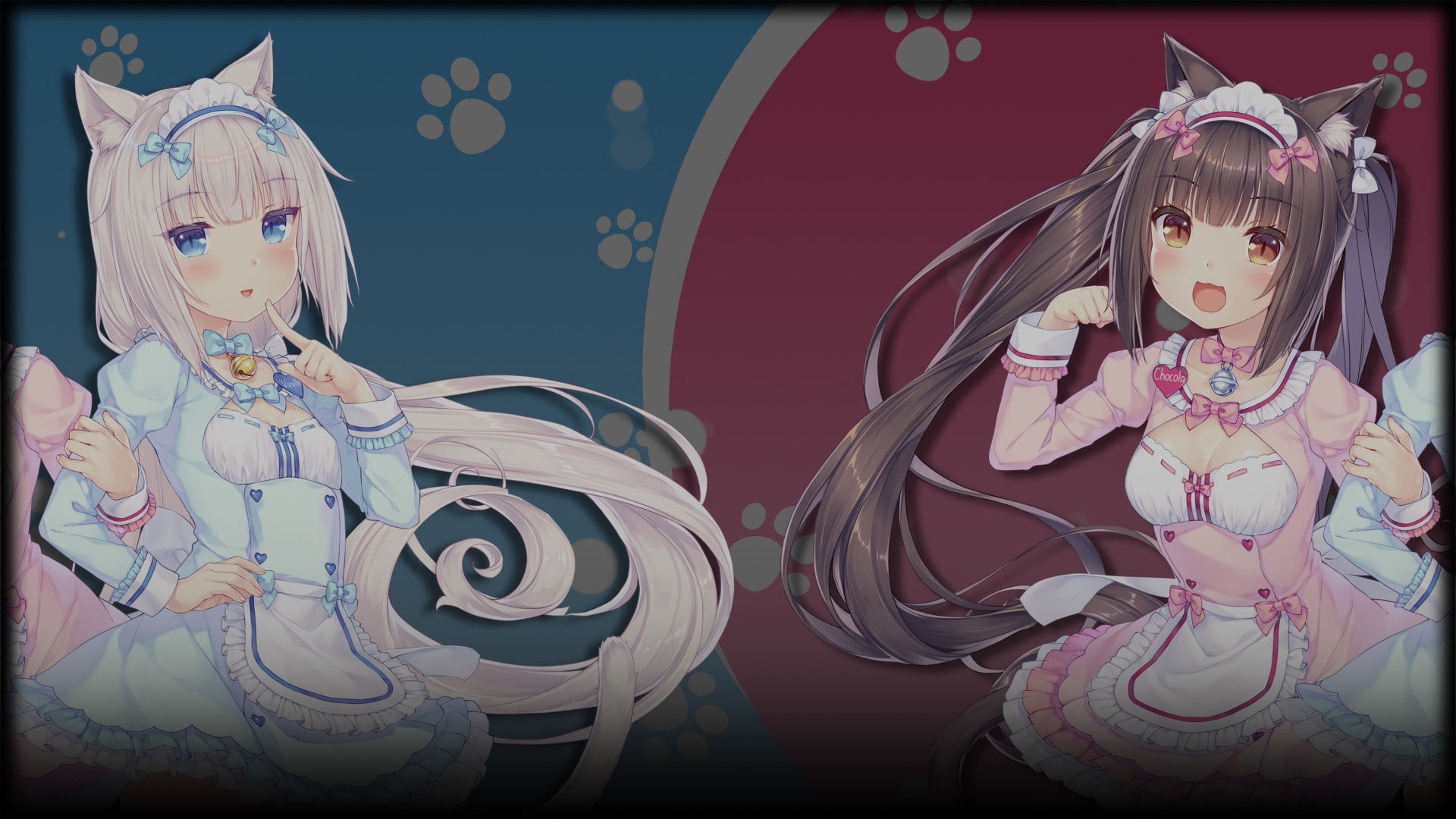 Chocola and vanilla