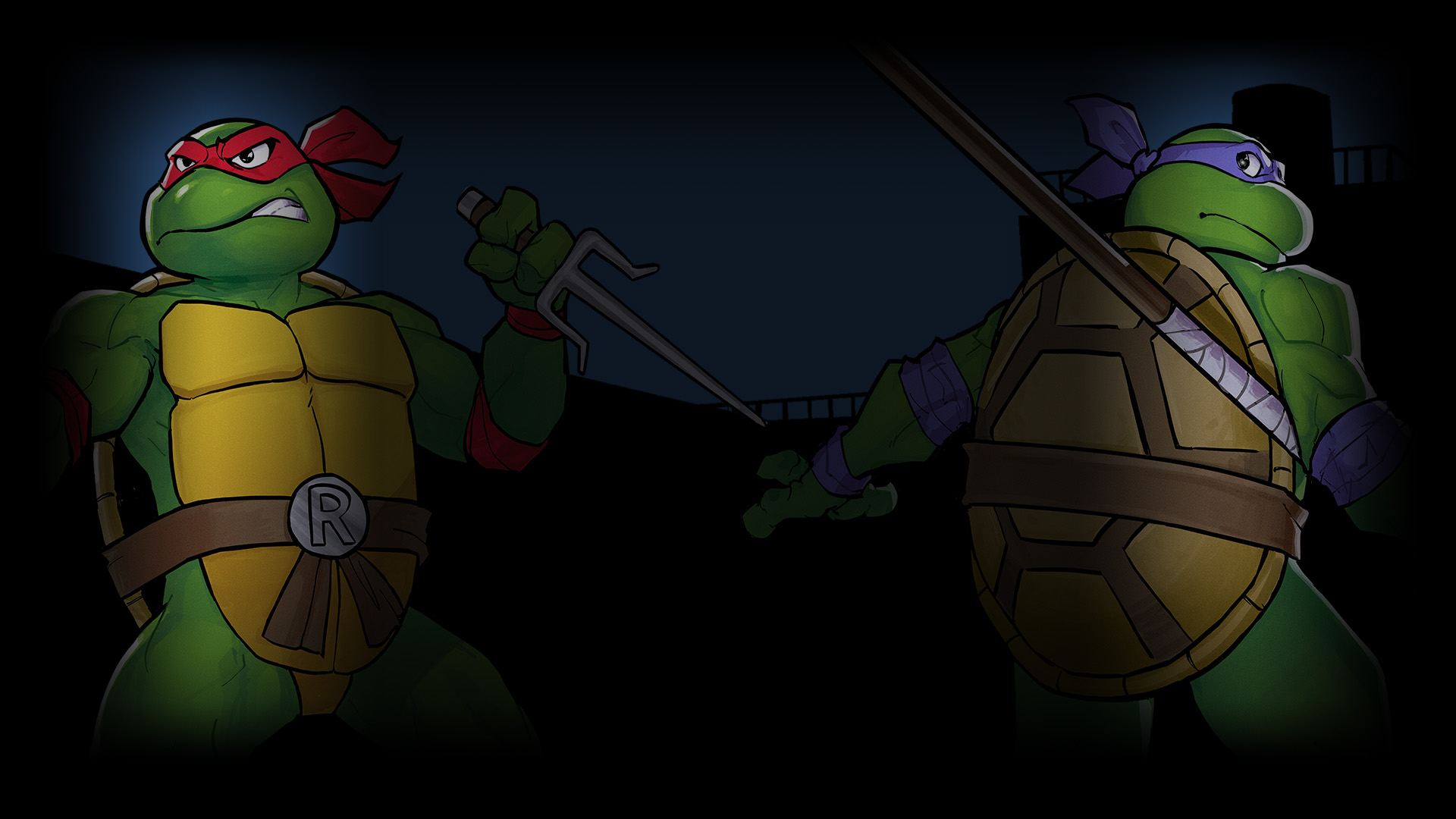 Raphael and Donatello 