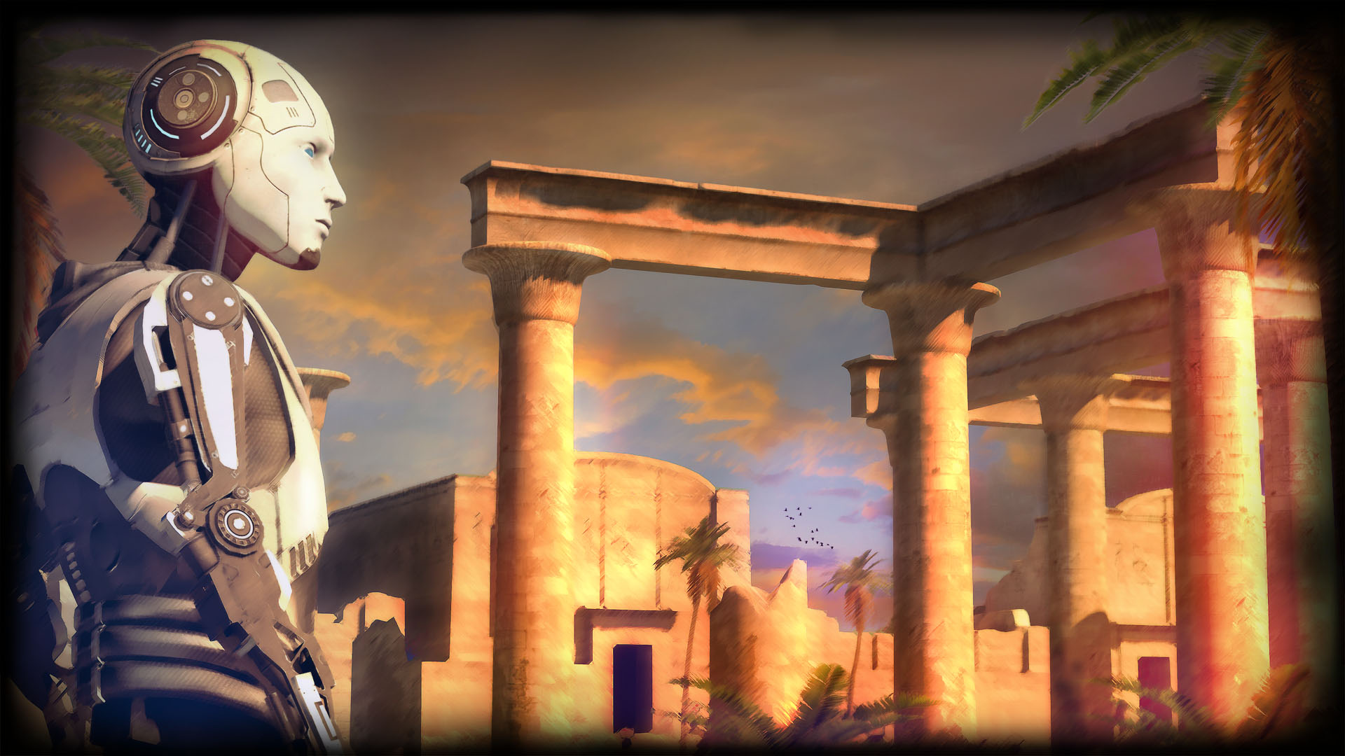 Download Solve puzzles and explore the ruins in Android The Talos Principle   Wallpaperscom