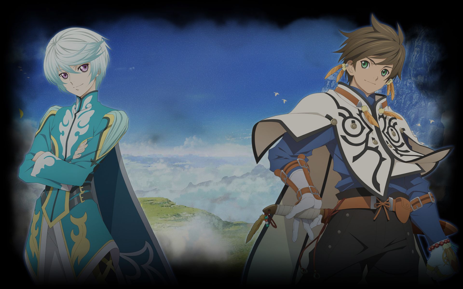 Sorey and Mikleo in Tales of Zestiria